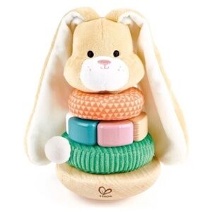 HAPE Bunny Wooden Ring Stacker (Pieces Only)